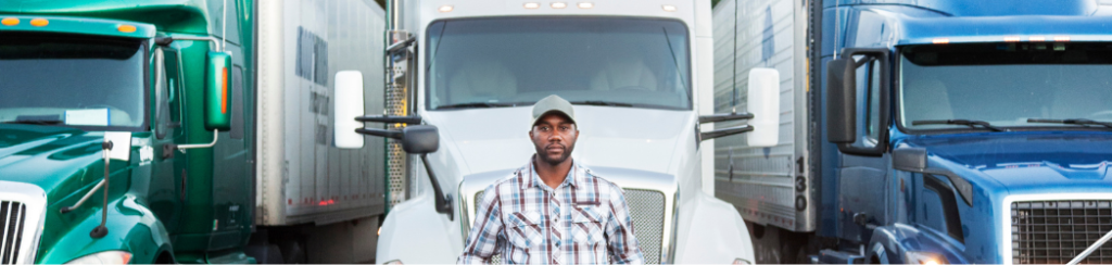 A driver with excellent truck fleet management